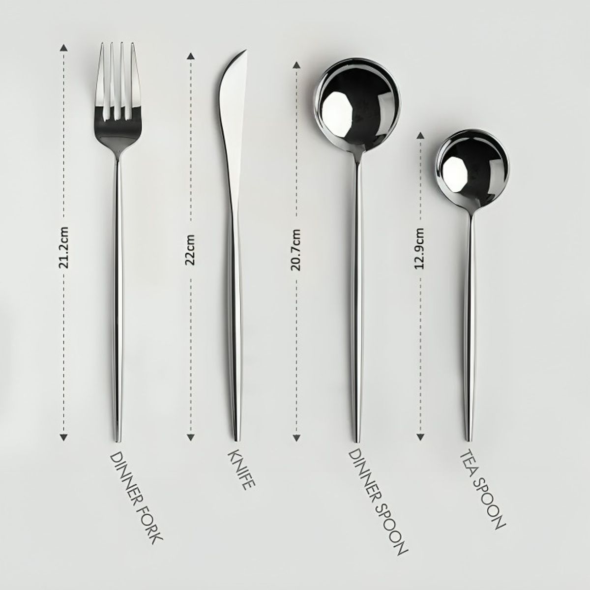 OEM - Juego De Cubiertos De 16 Piezas Acero Inoxidable