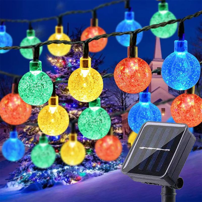 GENERICO - Cadena De Luces Solar Impermeable Para Decoración Partido