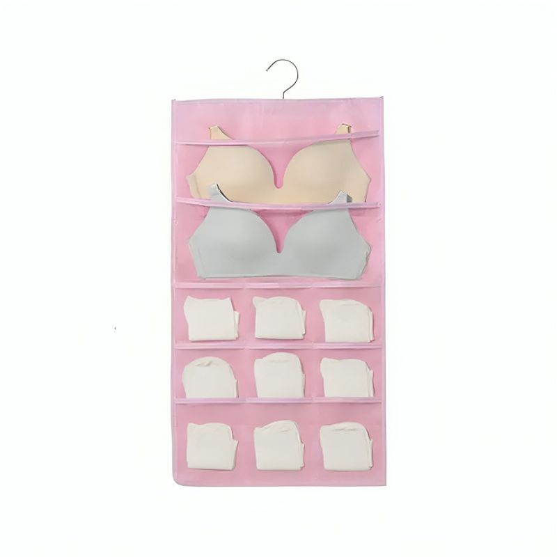 OEM - Organizador Colgante Sostenes Calcetas rosa