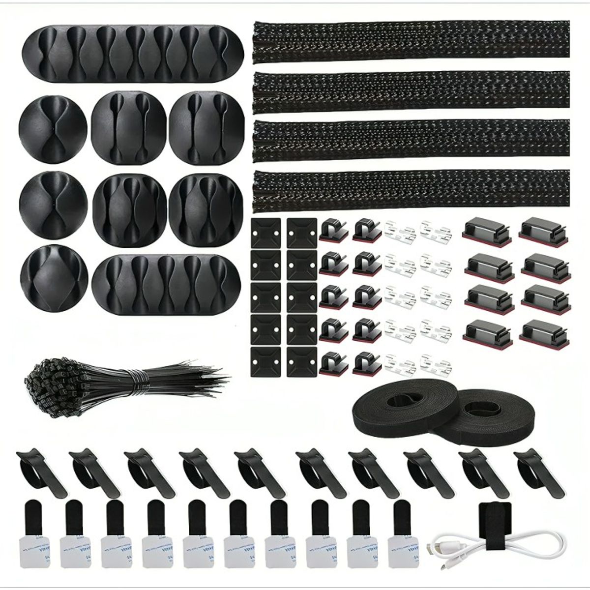 OEM - Kit Organizador De Gestión De Cables De 173 Piezas