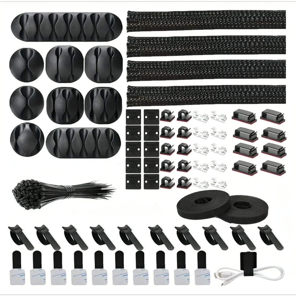 OEM - Kit Organizador De Gestión De Cables De 173 Piezas