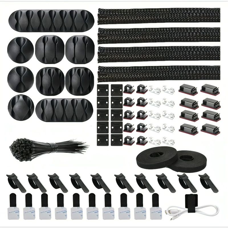 OEM - Kit Organizador De Gestión De Cables De 173 Piezas