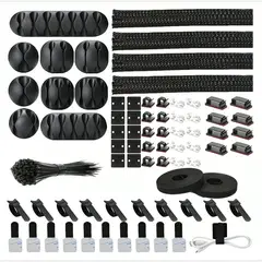 OEM - Kit Organizador De Gestión De Cables De 173 Piezas