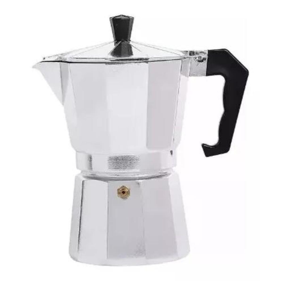 GENERICO - Cafetera italiana de 6 tazas de aluminio café desayuno plata