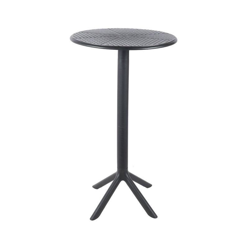 PANDALINO - Mesa Redonda Sky Bar: Ideal para Balcones y Exteriores (60cm)