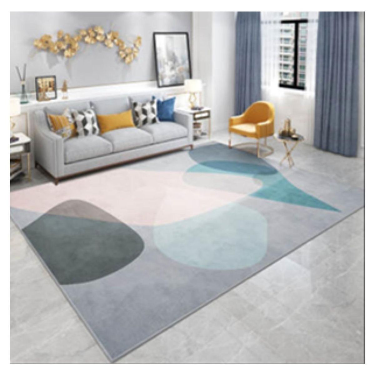 AUCKLAND OUTDOOR - Alfombra Living Grande 150X200 Cm. Izmir Tapete Sala 3D