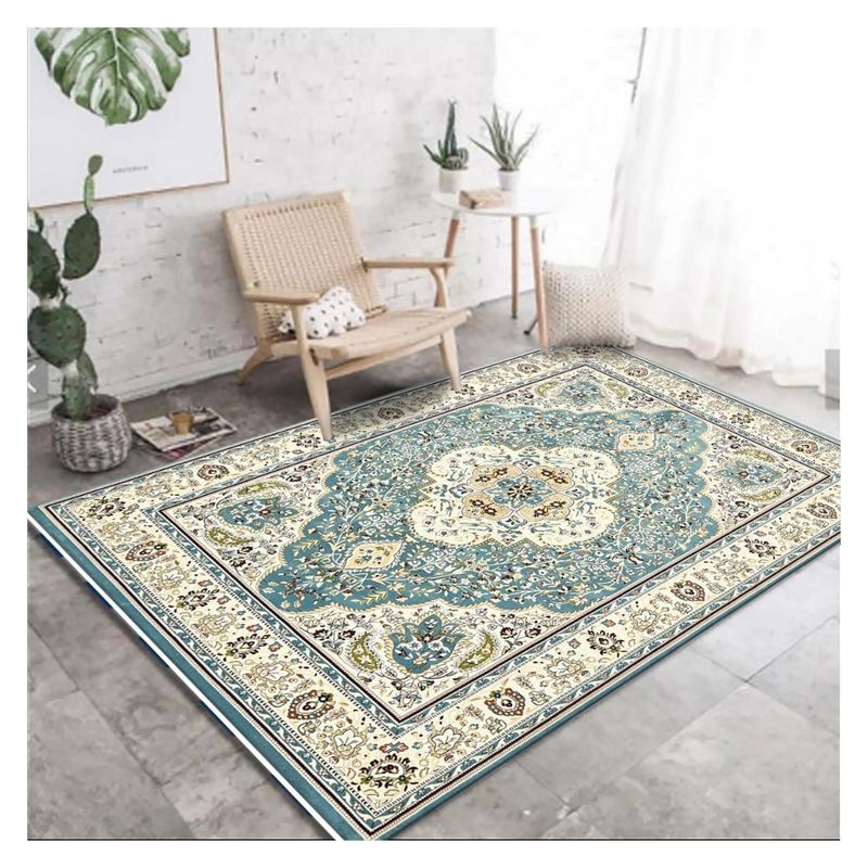 AUCKLAND OUTDOOR - Alfombra Living Grande 150X200 Cm. Turquaz Tapete Sala 3D