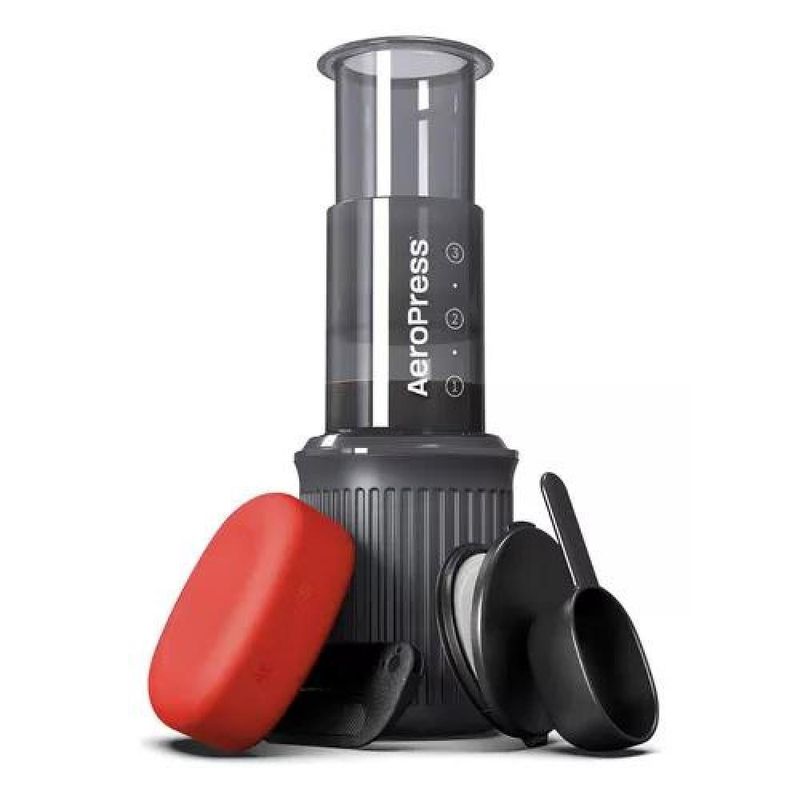 GENERICO - Cafetera portátil AeroPress Go manual gris