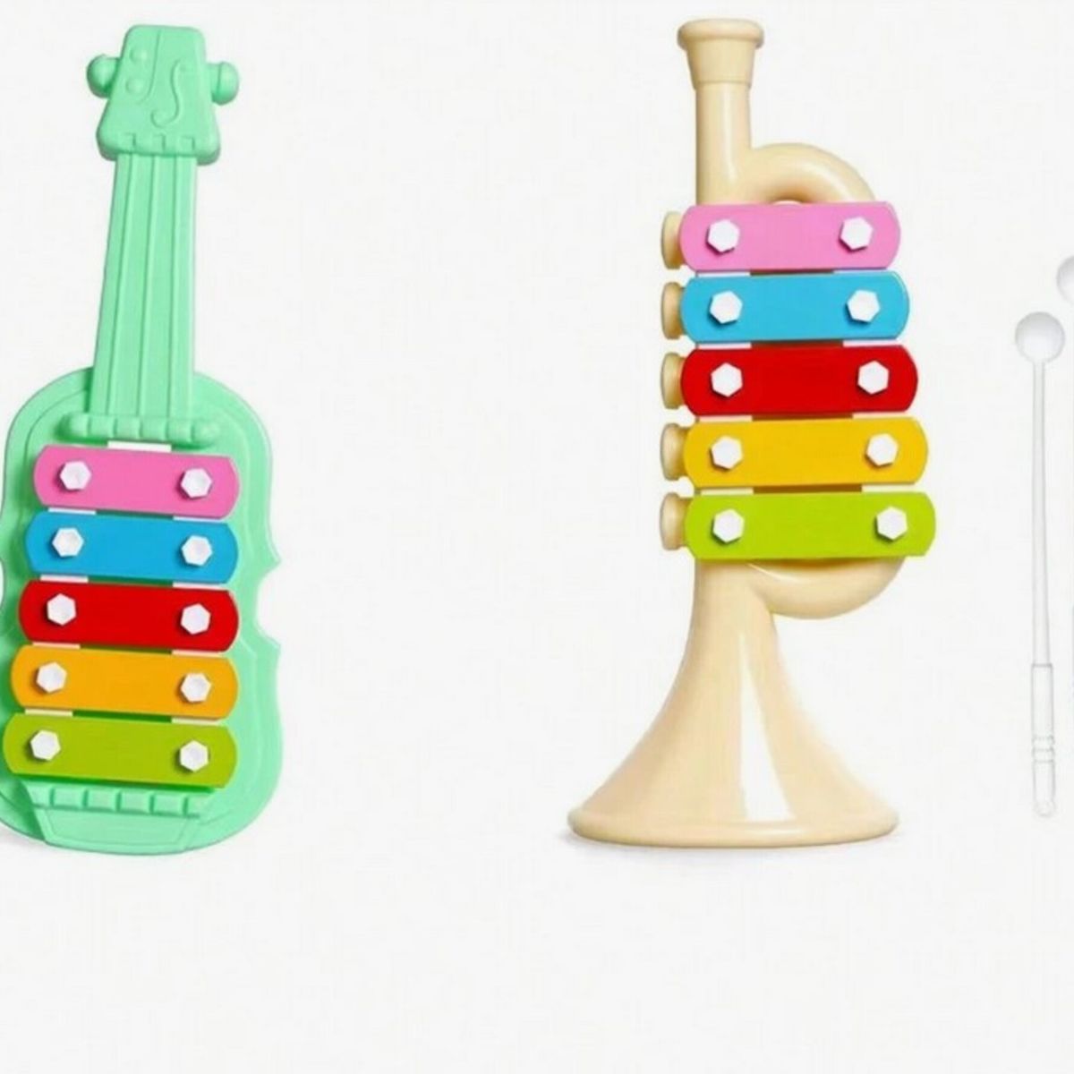 GENERICO - Set Xilofono Guitarra Y Trompeta Juguete Niños Colores