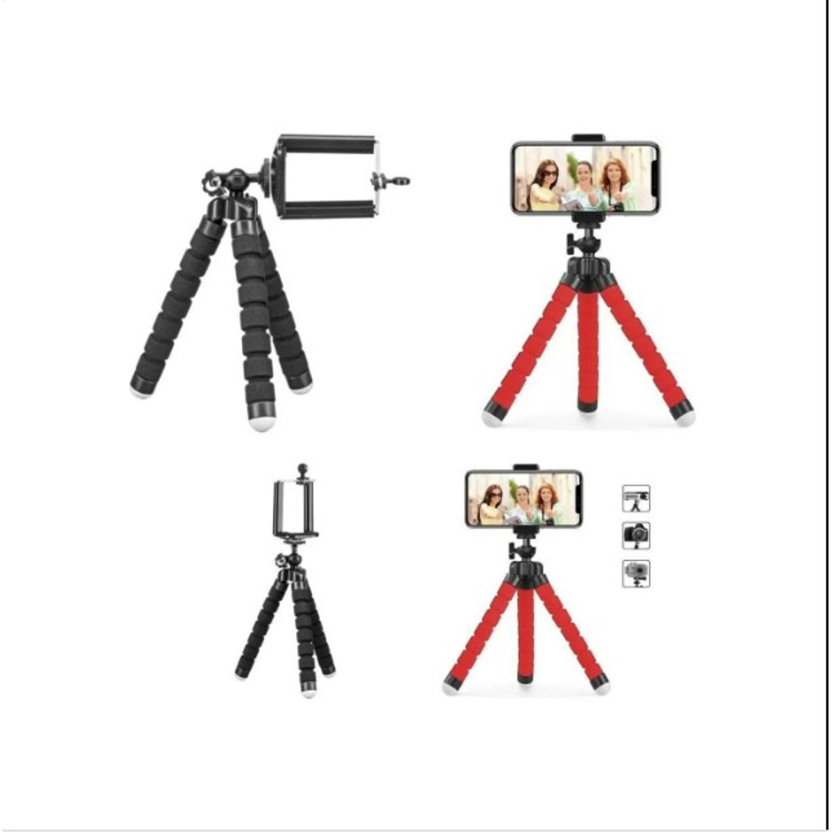 GENERICO - Mini Tripode Celular Selfie Flexible Pod Giratorio