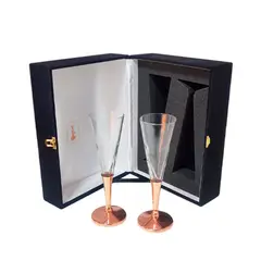 PERFECT CLASS - Set de 2 Copas Espumante Cobre
