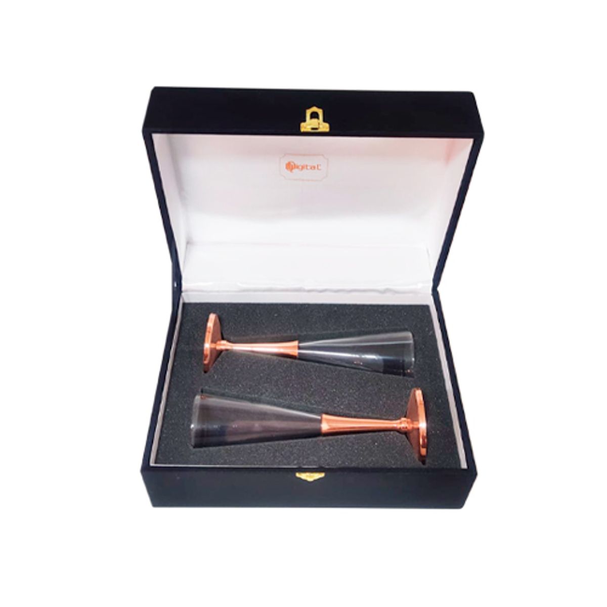 PERFECT CLASS - Set de 2 Copas Espumante Cobre