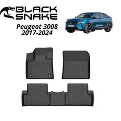 BLACK SNAKE OFF ROAD EQUIPMENT - PISOS CALCE PERFECTO PEUGEOUT 3008 2017-2024