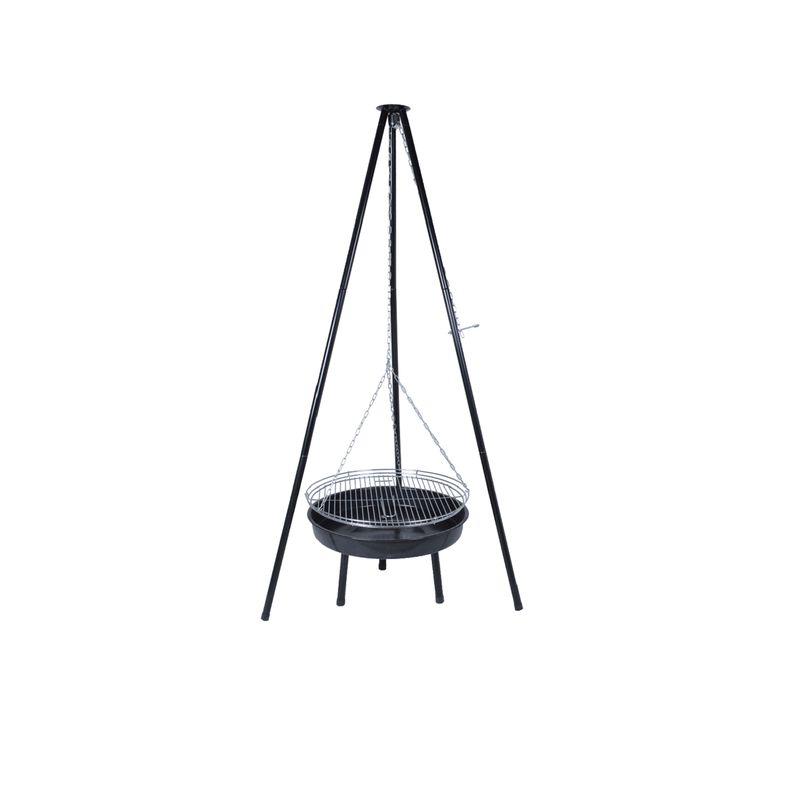CARBON GRILL - Parrilla Colgante Tripode
