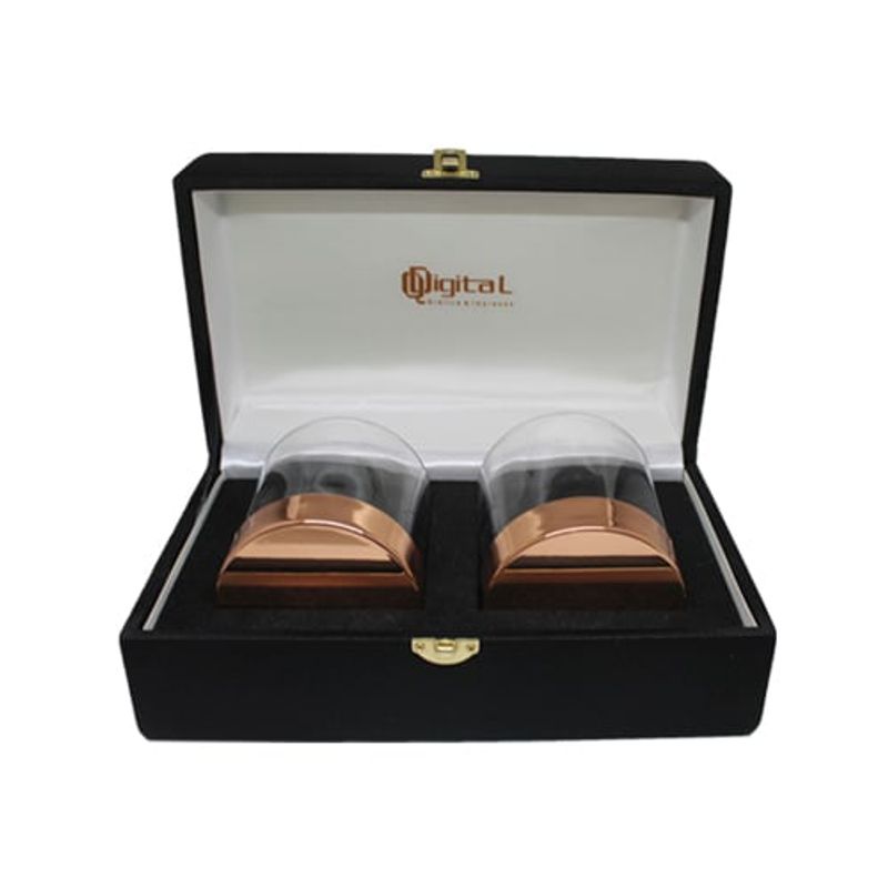 PERFECT CLASS - Set 2 Vasos Whisky Base de Cobre