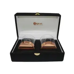 PERFECT CLASS - Set 2 Vasos Whisky Base de Cobre