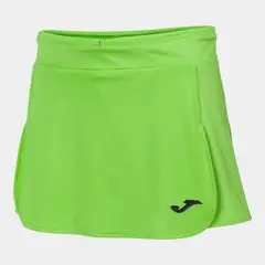 JOMA - Falda Open II Padel o Tenis Verde Fluor