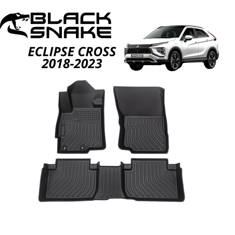 BLACK SNAKE OFF ROAD EQUIPMENT - Set Pisos Calce Perfecto Mitsubishi Eclipse Cross 2018-2023