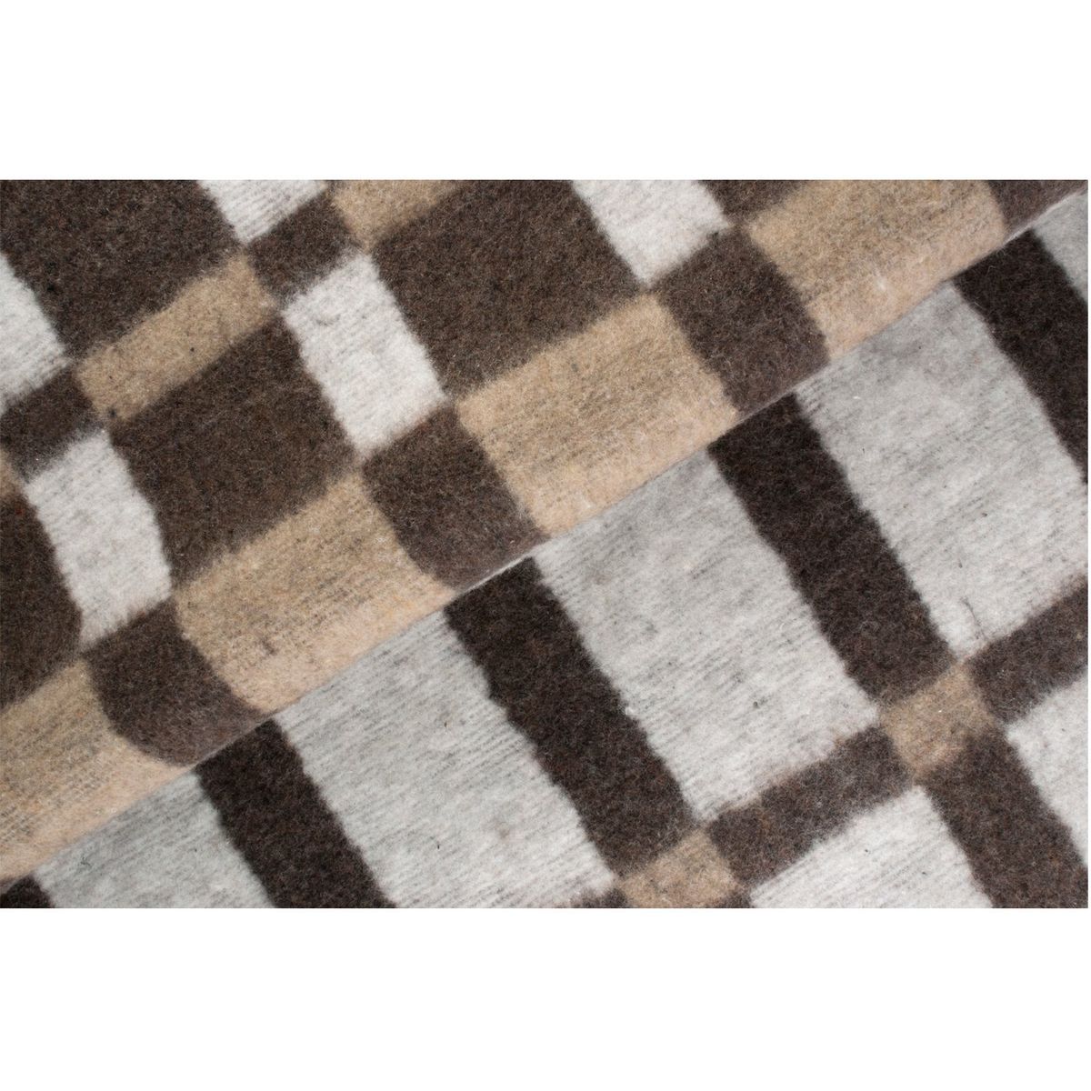 ANDES - FRAZADA ANDES ESCOCES ANTILLANCA 1 PLAZA CAFÉ