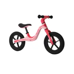 GOLDEN BABY'S - Bicicleta Equilibrio Sin Pedal Llanta Neumático Rosado Aro12