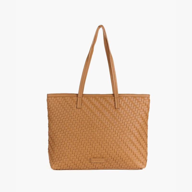 LOUNGE - Cartera Tote Tejida Lounge Mujer