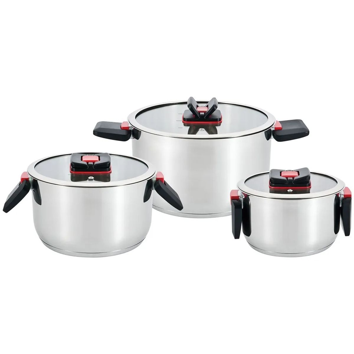 VITTA - Batería 6 Piezas Acero Inox Spazio Vitta Prime