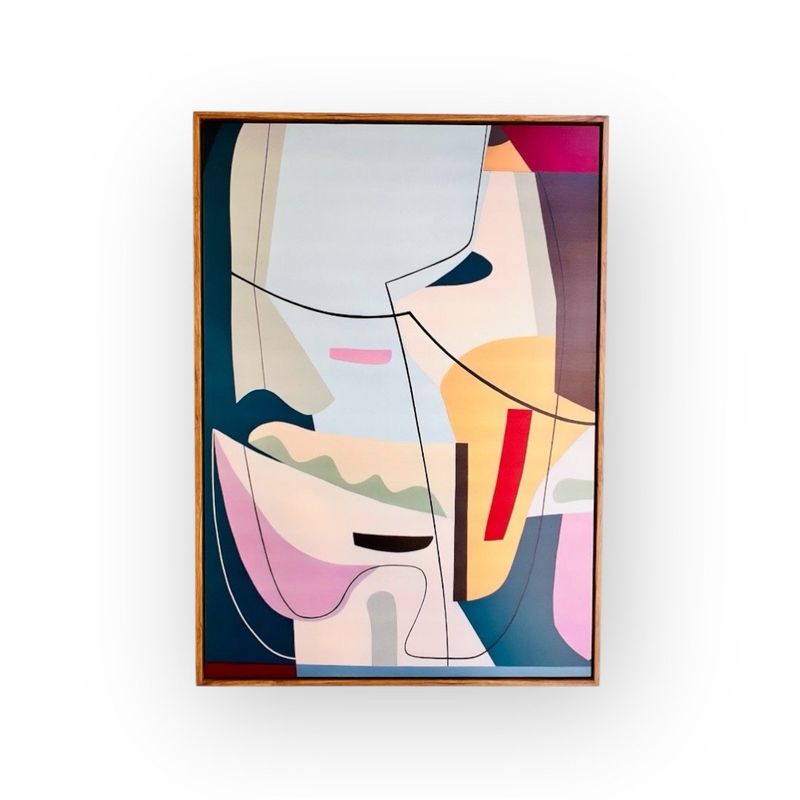 GENERICO - Cuadro Mural Canvas Colores