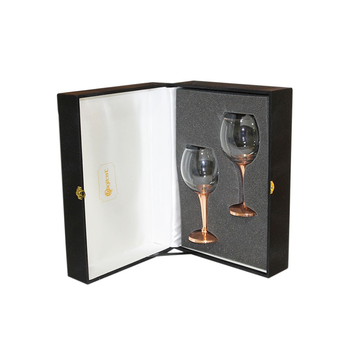 PERFECT CLASS - Set 2 Copas de Vino Lisa Cobre