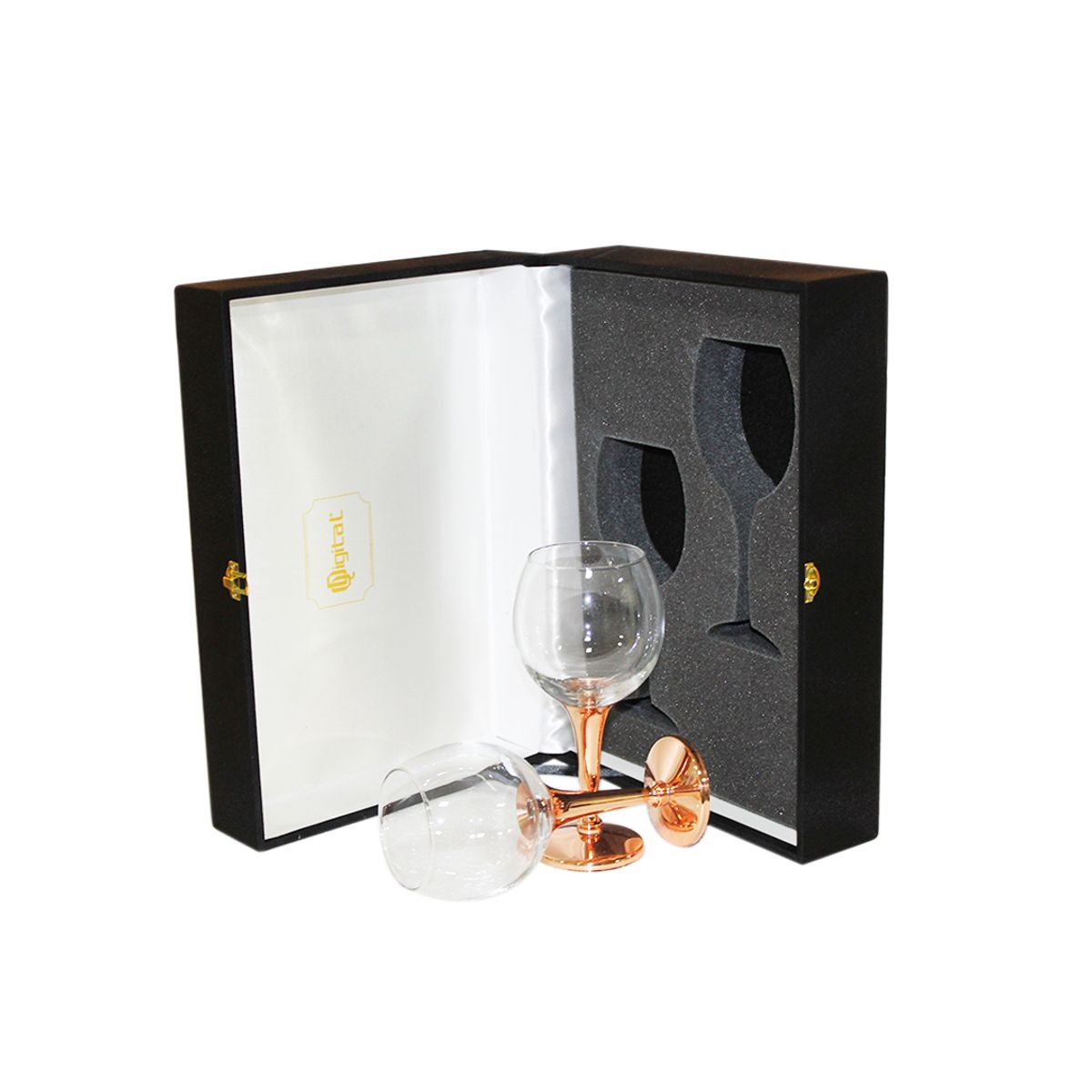 PERFECT CLASS - Set 2 Copas de Vino Lisa Cobre