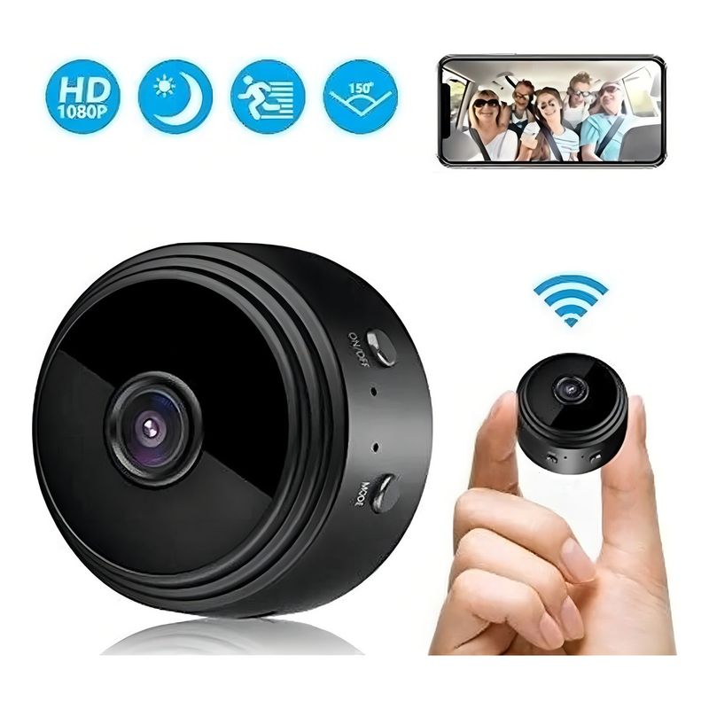 GENERICO - Mini Camara Espia Vigilancia Inalambrica Wifi