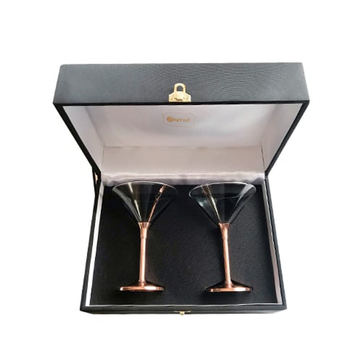 PERFECT CLASS - Set 2 Copas Martini Pie de Cobre