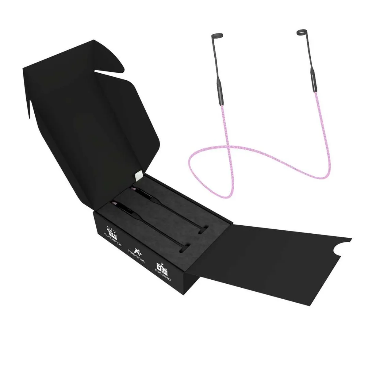 WOO EARPLUGS - Woo Nexus Colgante Transporte Woo Earplugs - Rosa claro