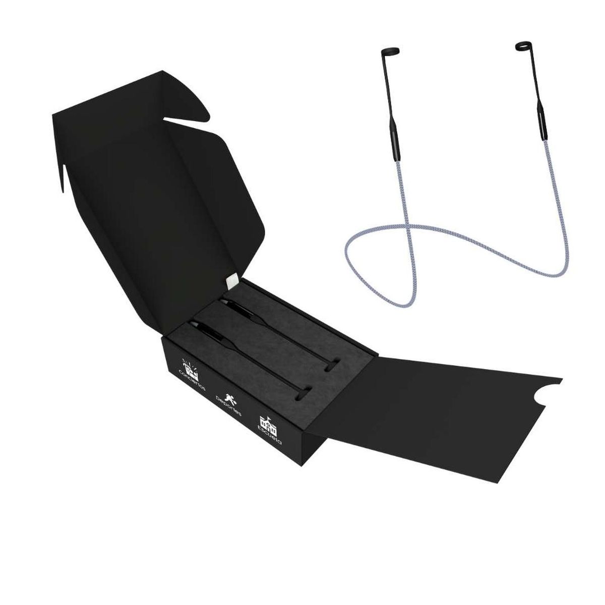 WOO EARPLUGS - Woo Nexus Colgante Transporte Woo Earplugs - Gris