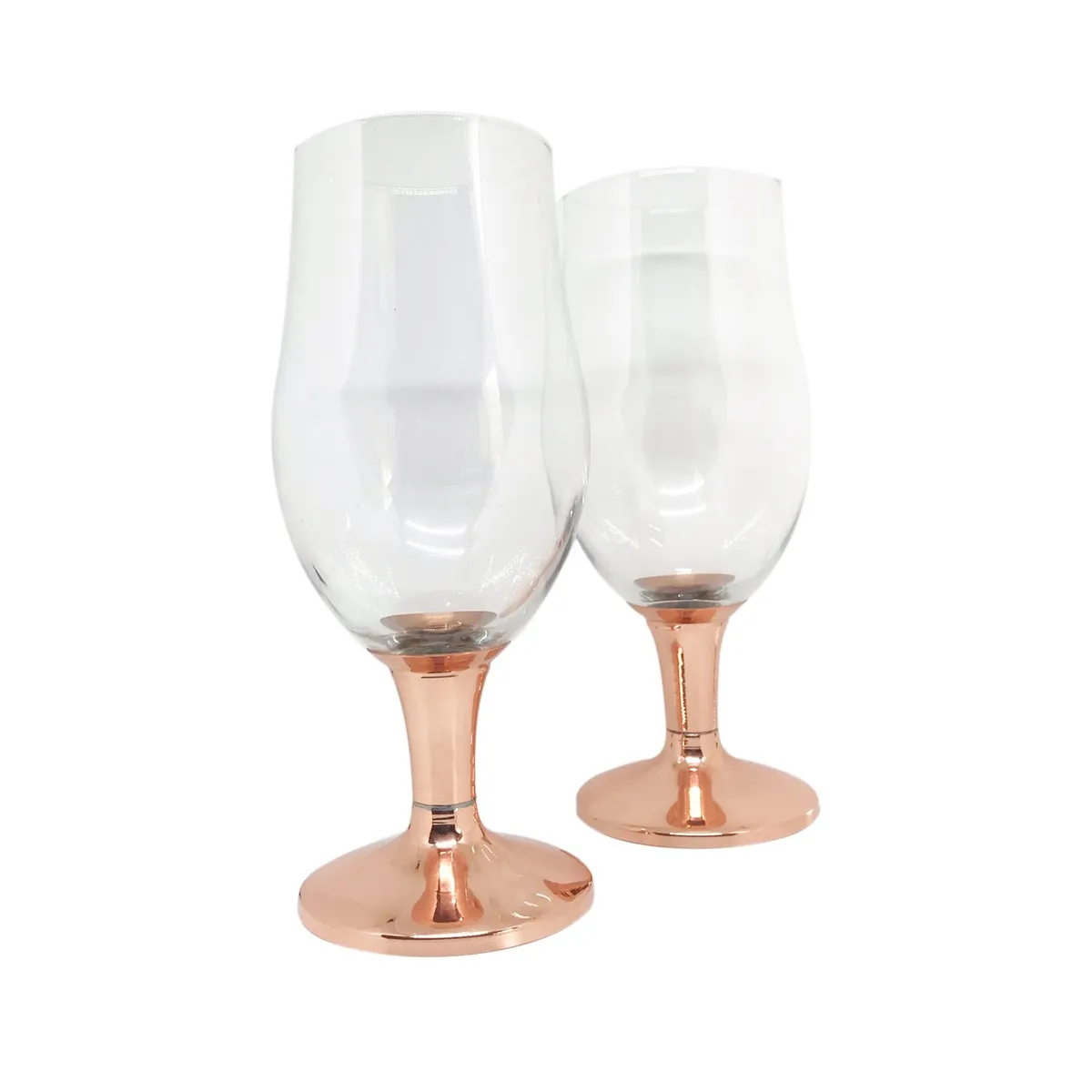 PERFECT CLASS - Set 2 Copones Cerveceros Pie de Cobre