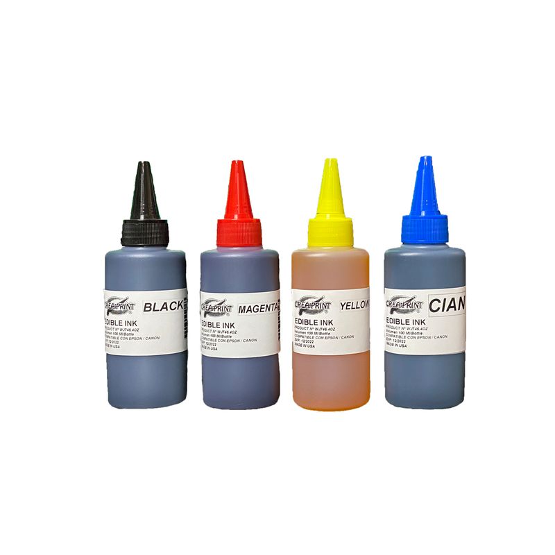 GENERICO - Pack de Tinta para impresion de fototorta 400ml