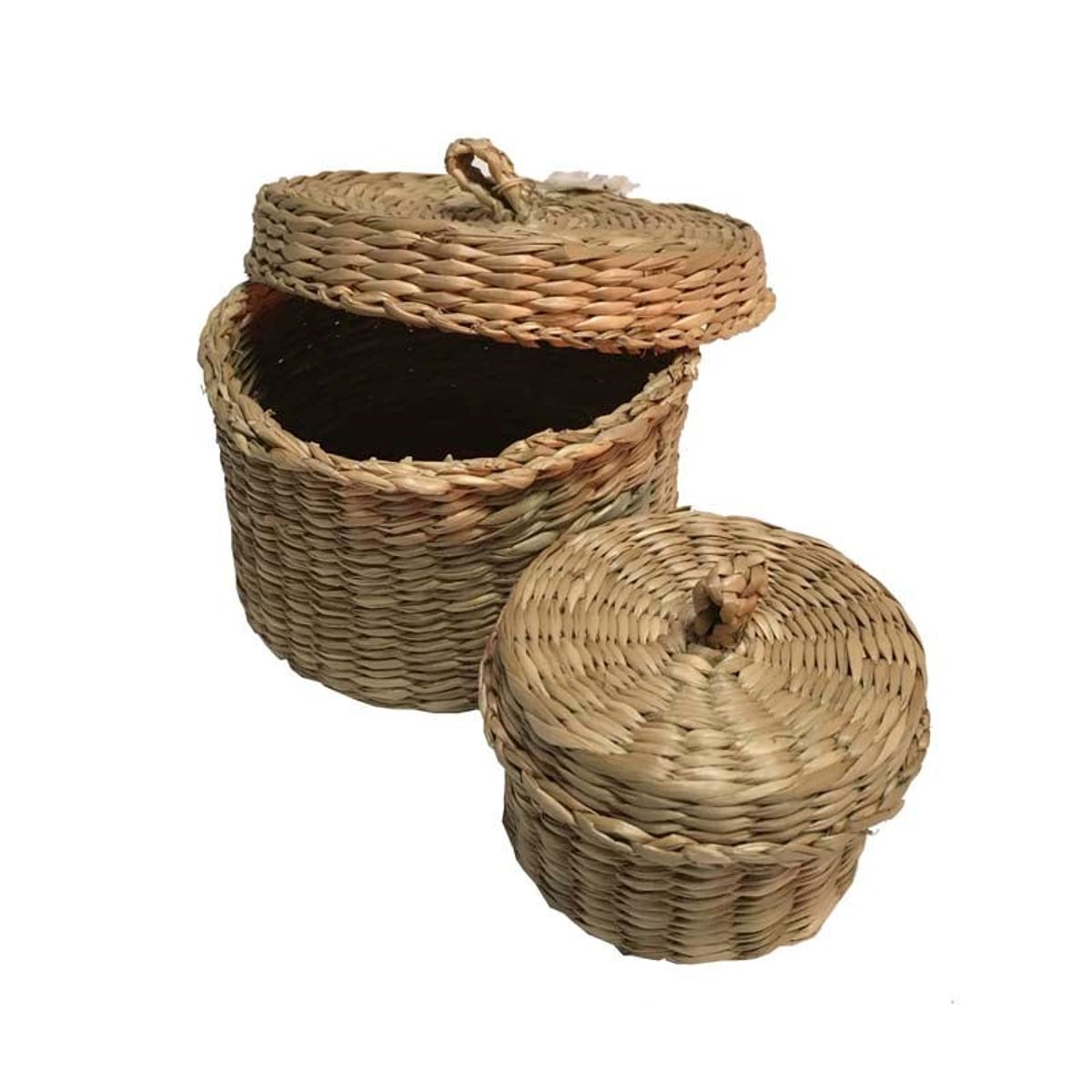 BRIC - Cestas con Tapa para Decoración y Almacenaje.