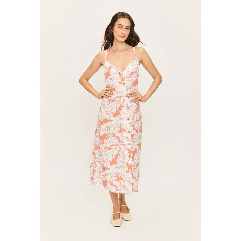 ASH - Vestido Largo Coral Mujer Ash