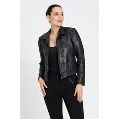ASH - Chaqueta Lisa Negro