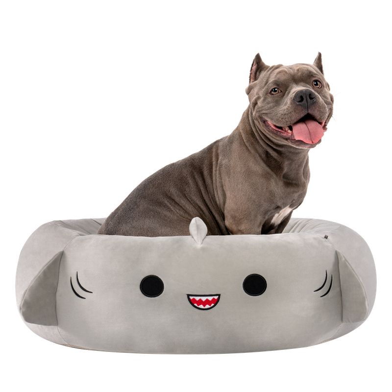 SQUISHMALLOWS - Cama Gris grande  para Perro 76 Cm. Squishmallows