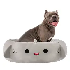 SQUISHMALLOWS - Cama Gris grande para Perro 76 Cm.