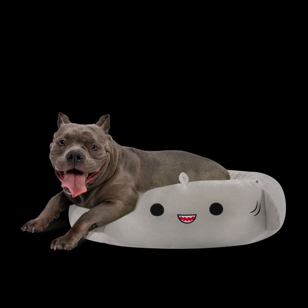 SQUISHMALLOWS - Cama Gris grande  para Perro 68 Cm. Squishmallows