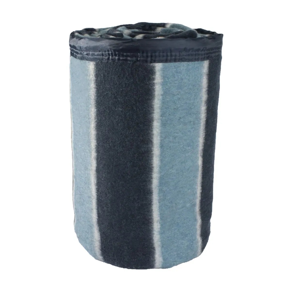 ANDES - FRAZADA ANDES LISTADA 2 PLAZA AZUL CELESTE