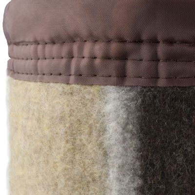 Imagen 2 del producto FRAZADA LISTADA 15 PLAZA CAFÉ BEIGE