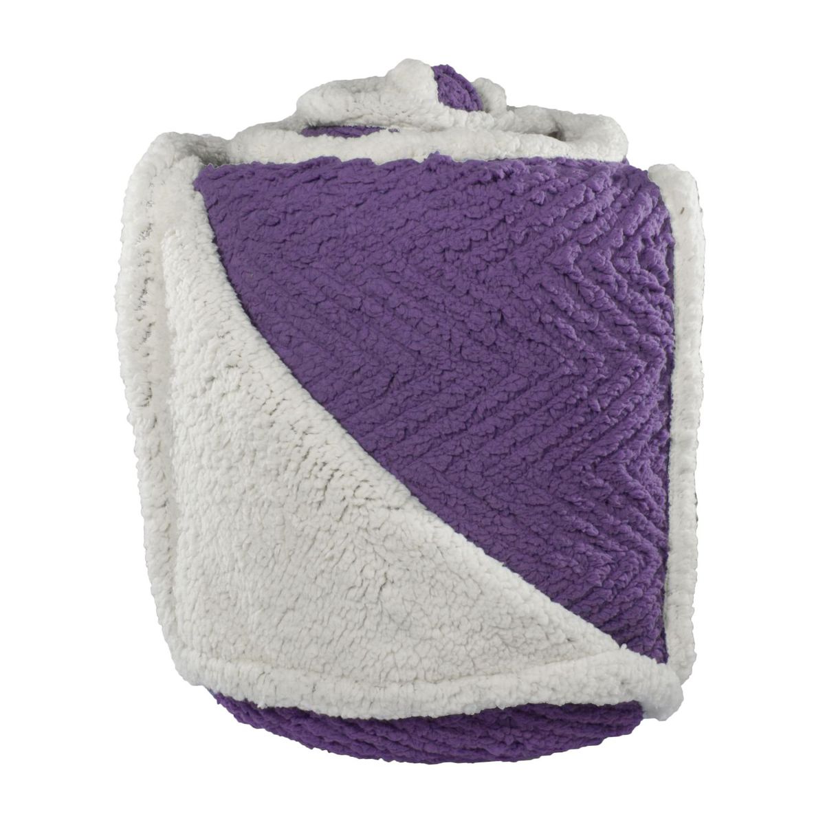 ANDES - FRAZADA ANDES CHIPORRO ESPIGA MORADO 15 PLAZA