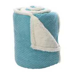 ANDES - FRAZADA CHIPORRO PANAL TURQUESA 2 PLAZA