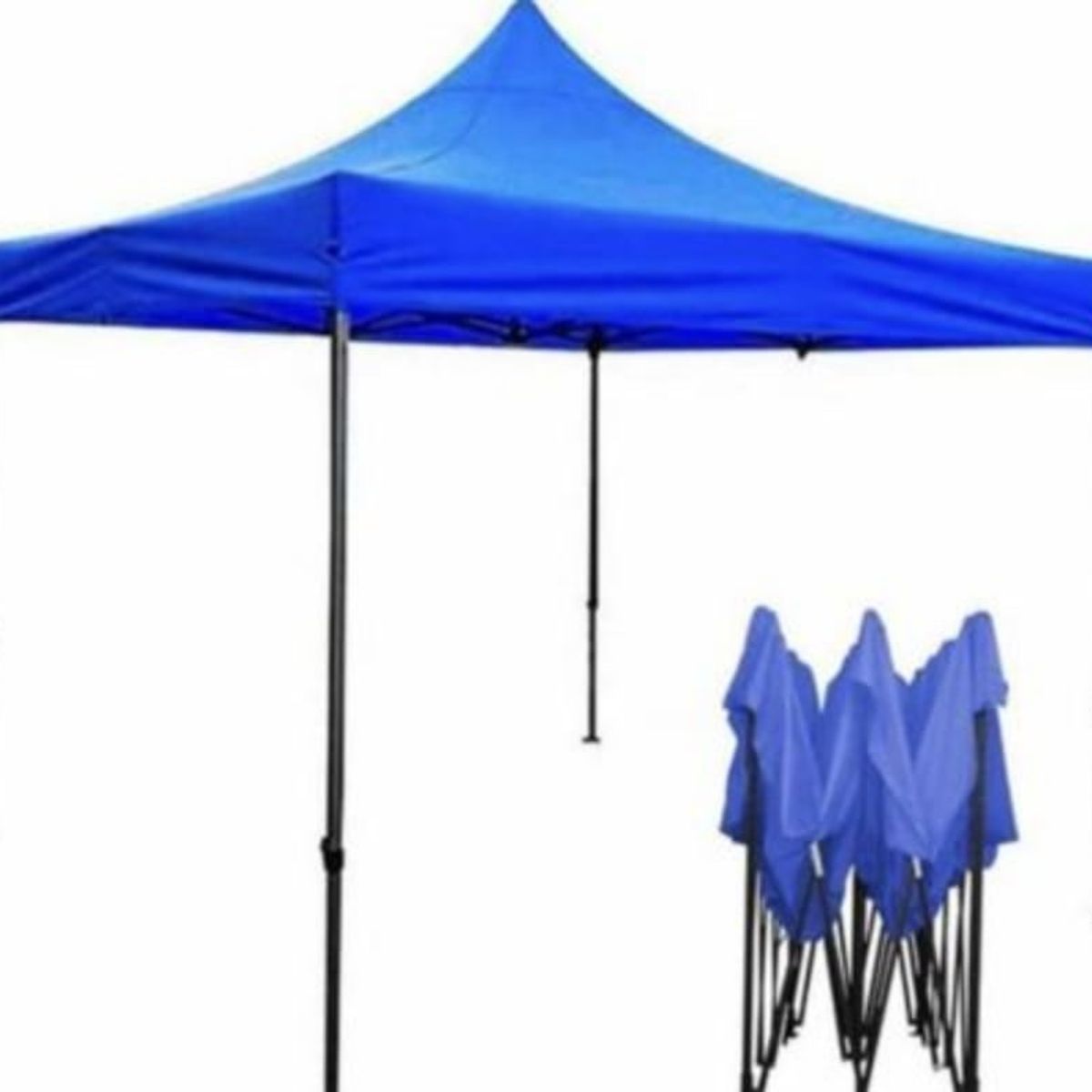 GENERICO - Toldo Plegable 3x3 Metálico Antioxidable Con Lona