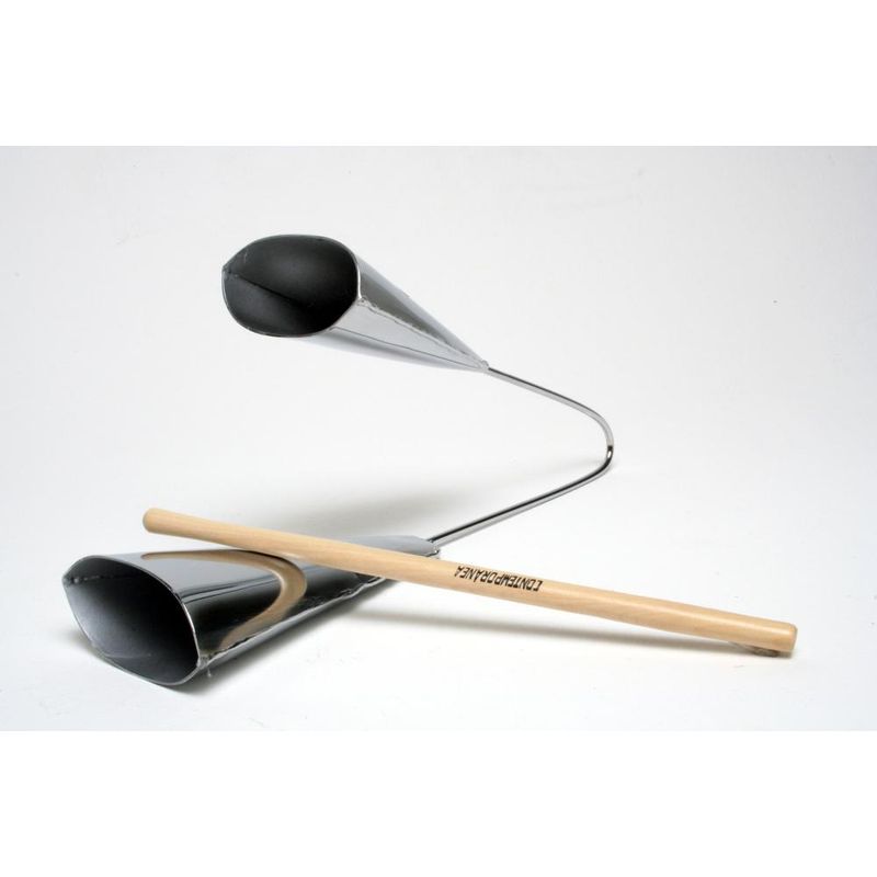 CONTEMPORANEA - Agogó Doble Cromado Plateado - Plateado