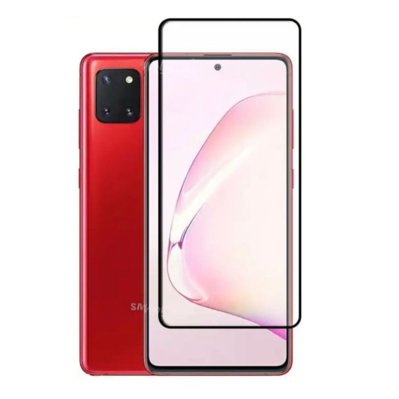 GENERICO - Lamina Mica Vidrio Templado Completa Para Samsung Note 10 Lite