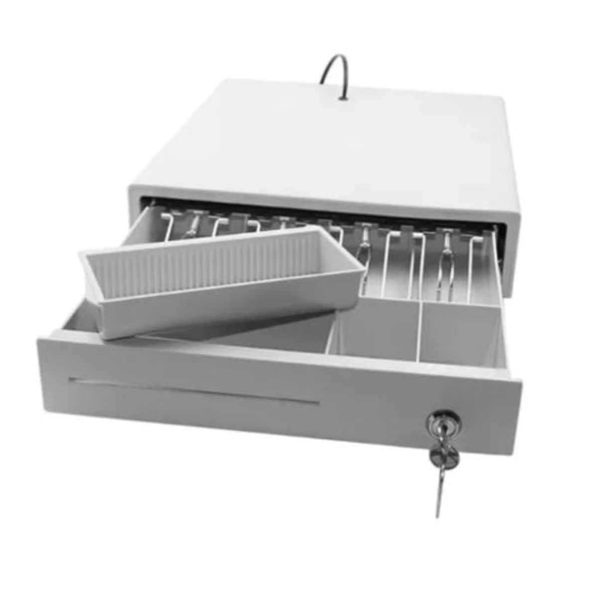 GENERICO - Gaveta de dinero electrónica color Blanca