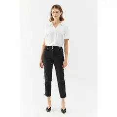 MA GRIFFE - Pantalon Negro Mujer Magriffe